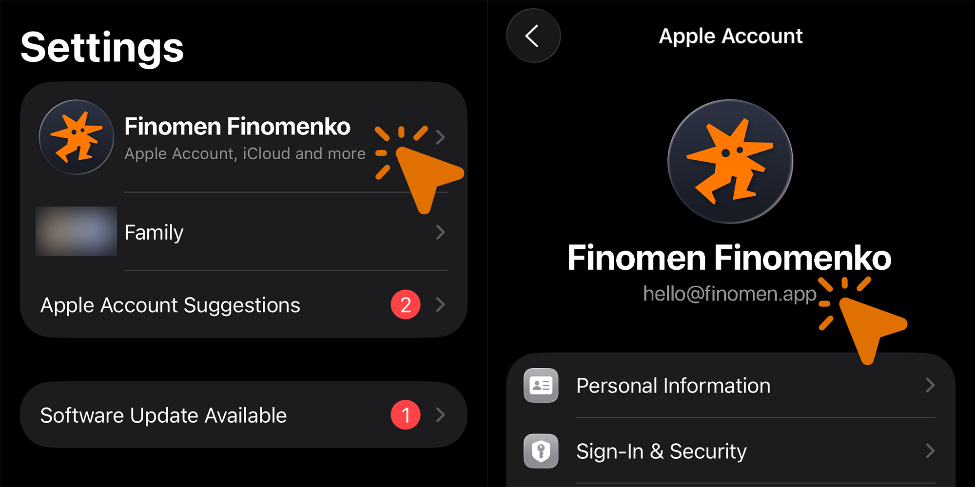 Де подивитись Apple ID